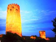 Torre-Castillo de Vallferosa de noche